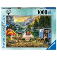 Ravensburger puzzel 1000 stukjes Rustige Kampeerplek